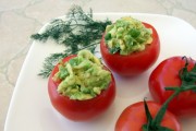 Dill and Avocado Stuffed Tomatoes