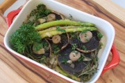 Herbed Asparagus and Mushroom with Vinaigrette